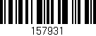 Código de barras (EAN, GTIN, SKU, ISBN): '157931'