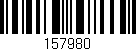 Código de barras (EAN, GTIN, SKU, ISBN): '157980'