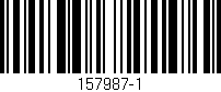 Código de barras (EAN, GTIN, SKU, ISBN): '157987-1'