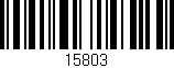Código de barras (EAN, GTIN, SKU, ISBN): '15803'