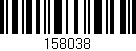 Código de barras (EAN, GTIN, SKU, ISBN): '158038'