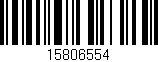 Código de barras (EAN, GTIN, SKU, ISBN): '15806554'