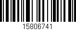 Código de barras (EAN, GTIN, SKU, ISBN): '15806741'