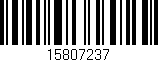 Código de barras (EAN, GTIN, SKU, ISBN): '15807237'