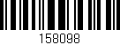 Código de barras (EAN, GTIN, SKU, ISBN): '158098'