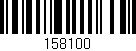 Código de barras (EAN, GTIN, SKU, ISBN): '158100'