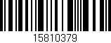 Código de barras (EAN, GTIN, SKU, ISBN): '15810379'