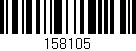 Código de barras (EAN, GTIN, SKU, ISBN): '158105'