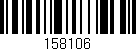 Código de barras (EAN, GTIN, SKU, ISBN): '158106'