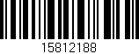 Código de barras (EAN, GTIN, SKU, ISBN): '15812188'