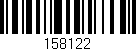 Código de barras (EAN, GTIN, SKU, ISBN): '158122'
