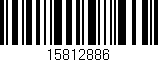 Código de barras (EAN, GTIN, SKU, ISBN): '15812886'