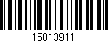 Código de barras (EAN, GTIN, SKU, ISBN): '15813911'