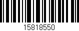 Código de barras (EAN, GTIN, SKU, ISBN): '15818550'