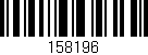 Código de barras (EAN, GTIN, SKU, ISBN): '158196'