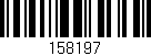 Código de barras (EAN, GTIN, SKU, ISBN): '158197'