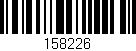 Código de barras (EAN, GTIN, SKU, ISBN): '158226'