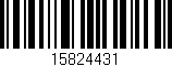 Código de barras (EAN, GTIN, SKU, ISBN): '15824431'