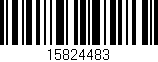Código de barras (EAN, GTIN, SKU, ISBN): '15824483'