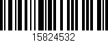 Código de barras (EAN, GTIN, SKU, ISBN): '15824532'