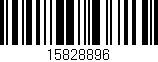 Código de barras (EAN, GTIN, SKU, ISBN): '15828896'