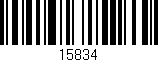 Código de barras (EAN, GTIN, SKU, ISBN): '15834'