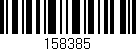 Código de barras (EAN, GTIN, SKU, ISBN): '158385'