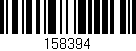 Código de barras (EAN, GTIN, SKU, ISBN): '158394'