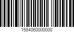 Código de barras (EAN, GTIN, SKU, ISBN): '1584060000000'