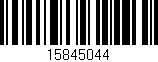 Código de barras (EAN, GTIN, SKU, ISBN): '15845044'