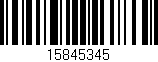 Código de barras (EAN, GTIN, SKU, ISBN): '15845345'