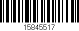 Código de barras (EAN, GTIN, SKU, ISBN): '15845517'