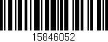 Código de barras (EAN, GTIN, SKU, ISBN): '15846052'