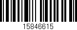 Código de barras (EAN, GTIN, SKU, ISBN): '15846615'
