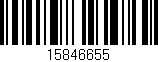 Código de barras (EAN, GTIN, SKU, ISBN): '15846655'
