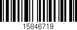 Código de barras (EAN, GTIN, SKU, ISBN): '15846719'