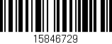 Código de barras (EAN, GTIN, SKU, ISBN): '15846729'