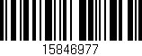 Código de barras (EAN, GTIN, SKU, ISBN): '15846977'