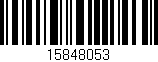 Código de barras (EAN, GTIN, SKU, ISBN): '15848053'
