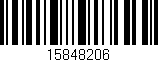 Código de barras (EAN, GTIN, SKU, ISBN): '15848206'