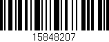 Código de barras (EAN, GTIN, SKU, ISBN): '15848207'