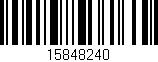 Código de barras (EAN, GTIN, SKU, ISBN): '15848240'
