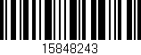 Código de barras (EAN, GTIN, SKU, ISBN): '15848243'