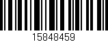 Código de barras (EAN, GTIN, SKU, ISBN): '15848459'