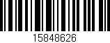 Código de barras (EAN, GTIN, SKU, ISBN): '15848626'