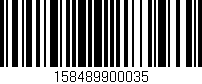 Código de barras (EAN, GTIN, SKU, ISBN): '158489900035'