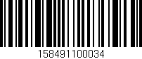 Código de barras (EAN, GTIN, SKU, ISBN): '158491100034'