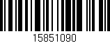 Código de barras (EAN, GTIN, SKU, ISBN): '15851090'