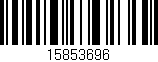 Código de barras (EAN, GTIN, SKU, ISBN): '15853696'