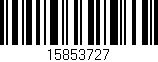 Código de barras (EAN, GTIN, SKU, ISBN): '15853727'